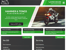 Tablet Screenshot of hammerntongs.co.uk
